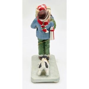1987 Norman Rockwell All Wrapped‎ Up Figurine - Museum Collections Inc.